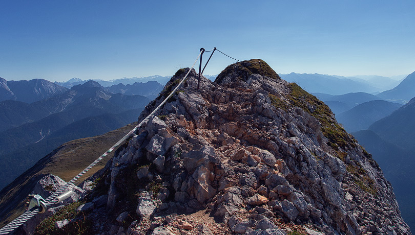 Mittenwalder Höhenweg und Klettersteig_Grat